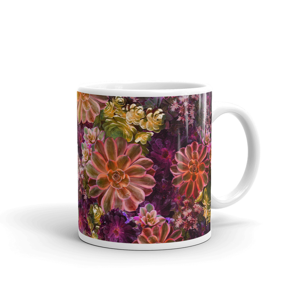 Aeonium Succulent Mug