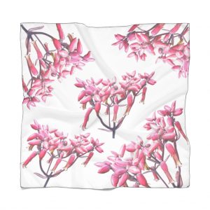 Kalanchoe Donkey Ears Succulent Poly Scarf